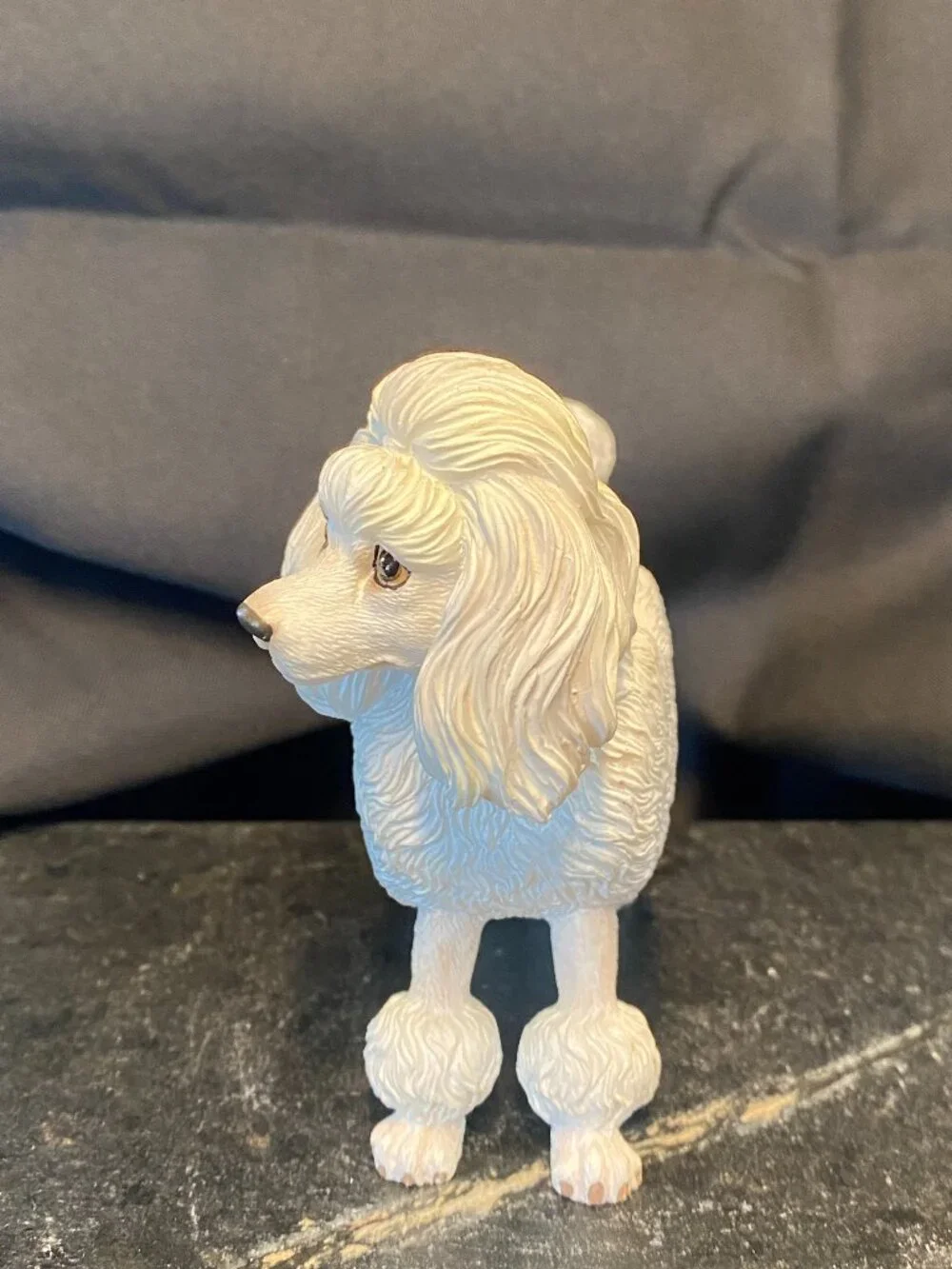 VTG Westland Giftware Poochware White Poodle Figurine 11578 Rare
